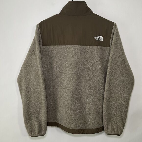 The North Face Denali Polartec Full Zip Fleece Jacket Womens Olive Taupe Medium - Picture 13 of 16